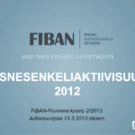 Bisnesenkeliaktiivisuus Suomessa 2012 – “Bisnesenkelit sijoittivat yli 14M€ potentiaalisiin kasvuyrityksiin”