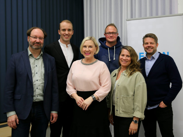 FiBANin hallitus 2025: Antti Lehtimäki, Pekka Ylitalo, Elina Koivumäki (chair), Jarkko Forsberg, Irene Viinikkala, Ilkka Kaikuvuo (Vice Chair) sekä yhteiskuvasta puuttuva Hanna Nyholm.