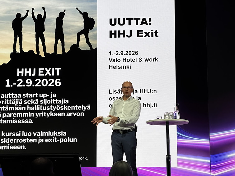 Uusi HHJ Exit viitoittaa startupien hallitusosaajaksi